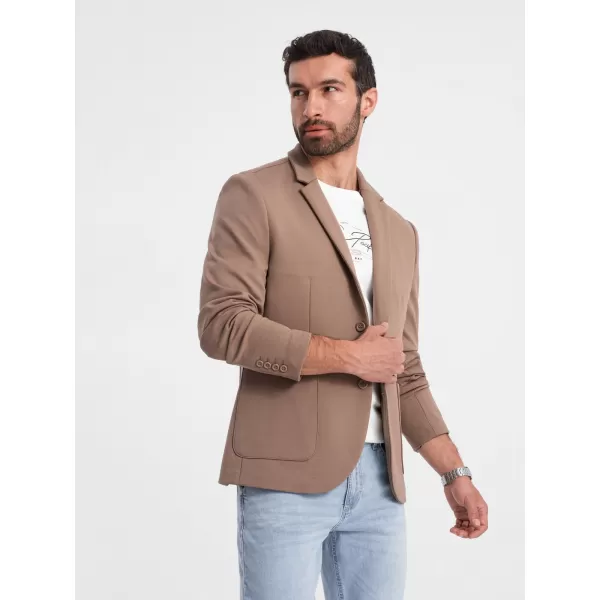  Jacke OMBRE OM-BLZB-0127 DUNKLER BEIGE 