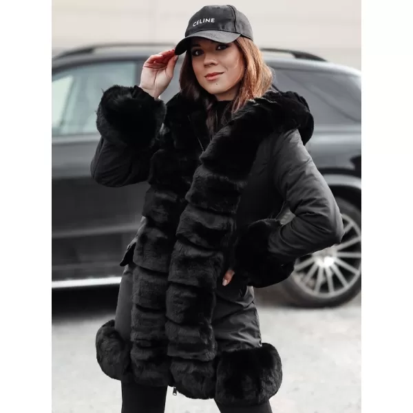  Mantel DSTREET FURRWINT TY4772 SCHWARZ 