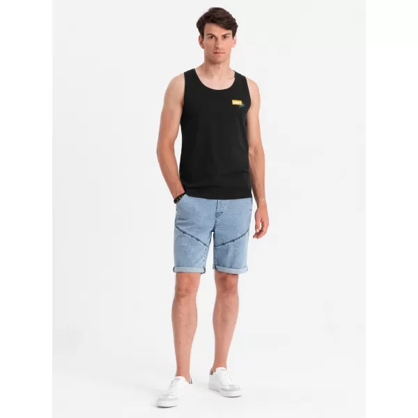  Tanktop OMBRE OM-TSTT-0191 SCHWARZ 