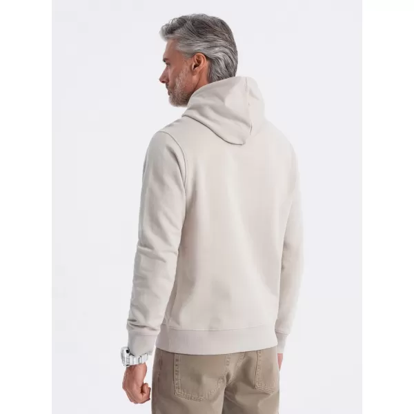  Herren -Sweatshirt OMBRE OM-SSBN-0177 LEICHT BEIGE 