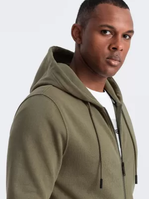Herren -Sweatshirt OMBRE OM-SSBZ-0160 OLIVE
