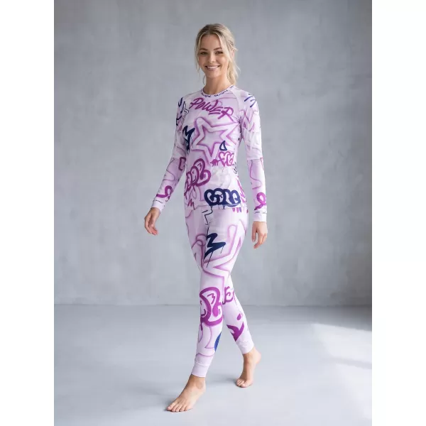  Frauenfunktionales Thermo -T -Shirt mit langen Ärmeln Premium ALTISPORT VOJ/ALW054TER01 LILA 