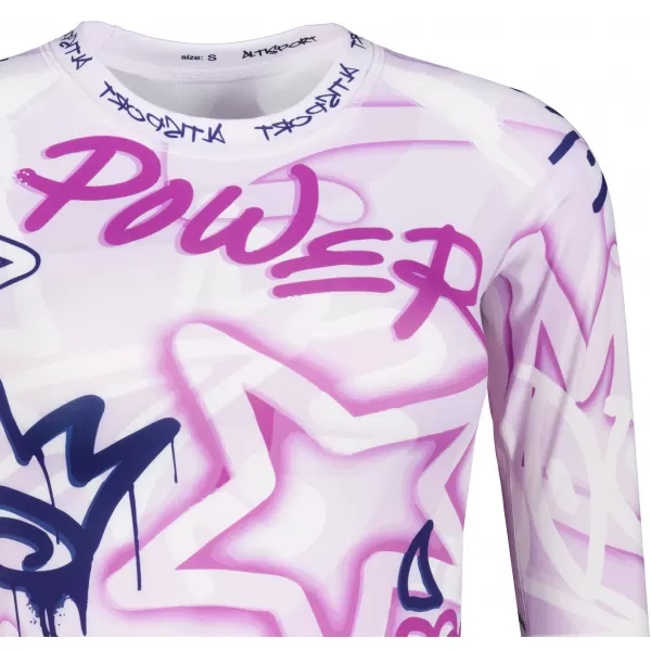  Frauenfunktionales Thermo -T -Shirt mit langen Ärmeln Premium ALTISPORT VOJ/ALW054TER01 LILA 