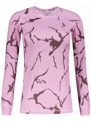 Frauenfunktionales Thermo -T -Shirt mit langen Ärmeln Premium ALTISPORT VOJ/ALW052TER01 ROSA