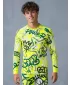 Funktionaler Term T -Shirt von Männern mit Langarmprämie ALTISPORT VOJ/ALM054TER01 FLUO