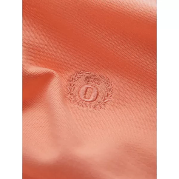  Herren t -Shirt mit einem Kragen OMBRE OM-POBS-0100 PFIRSICH 
