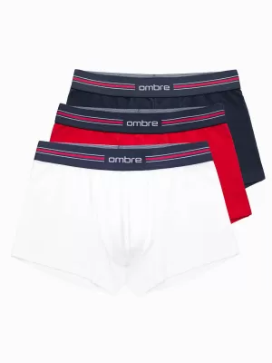 Shorts OMBRE OM-UNBO-0109 3 PACK MIX WEIß