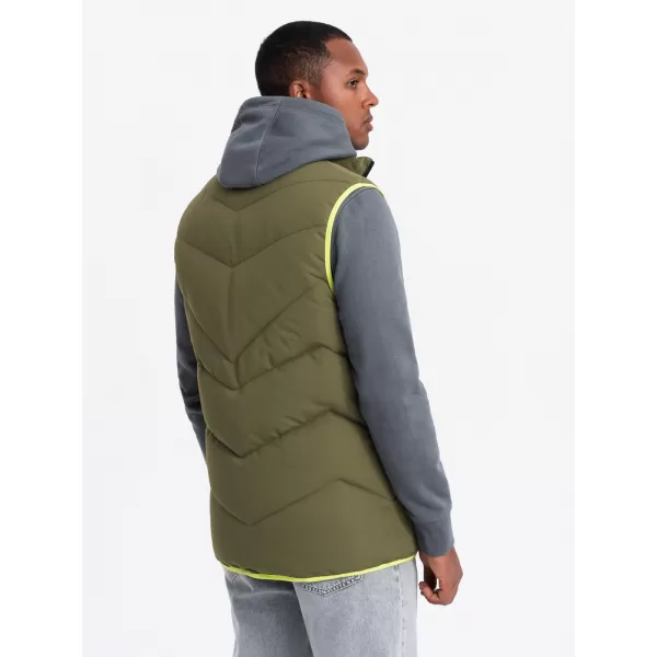  Weste OMBRE OM-JAVJ-0210 OLIVE 