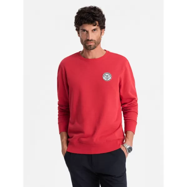  Herren Sweatshirt OMBRE OM-SSNZ-0134 ROT 