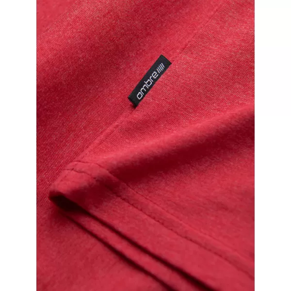  Hemd OMBRE OM-TSBS-0145 ROTE MELANGE 