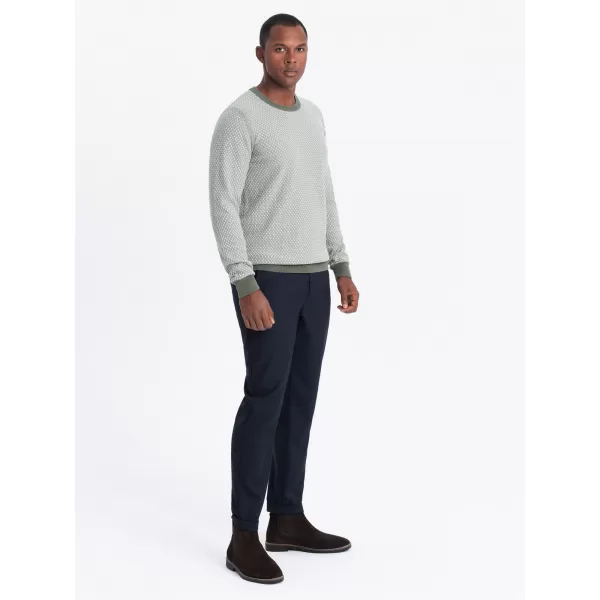  Herrenpullover OMBRE OM-SWSW-0111 GRÜN 