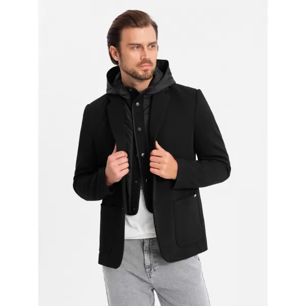  Jacke OMBRE OM-BLZB-0133 SCHWARZ 