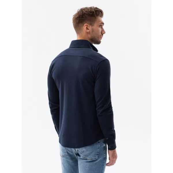  Hemd OMBRE OM-SHCS-0177 MARINEBLAU 