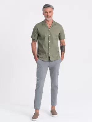 Hemd OMBRE OM-SHSS-0168 KHAKI
