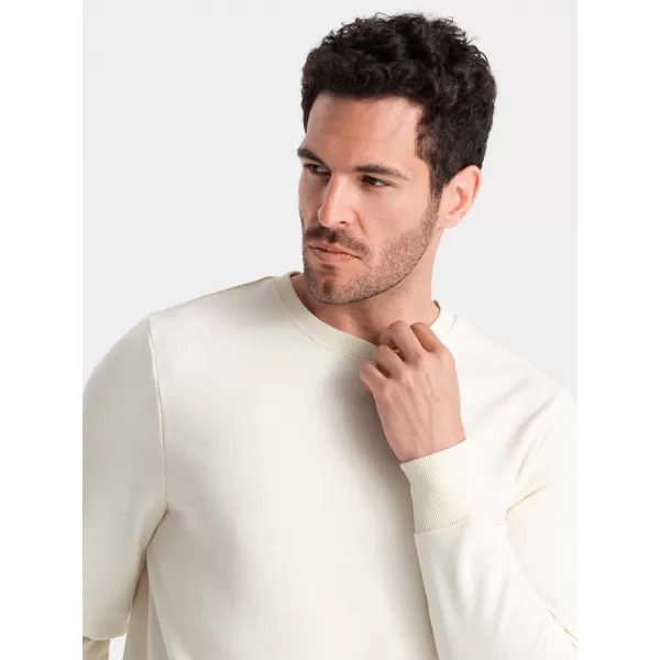  Herren -Sweatshirt OMBRE OM-SSBN-0159 CREME 