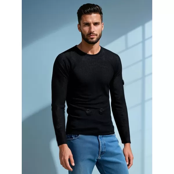  Herrenpullover DSTREET SCHWARZ 
