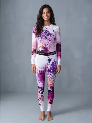 Frauenfunktionelle Thermohosen Prämie ALTISPORT VOJ/ALW055TER02 LILA ORANGE