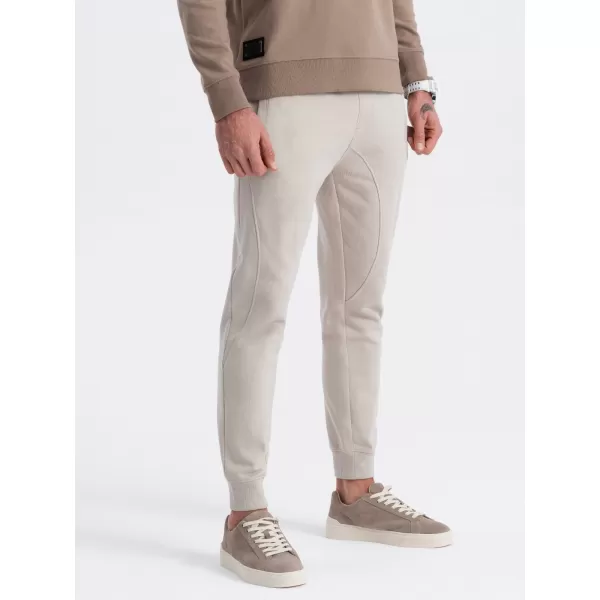  Herren -Traursanzüge OMBRE OM-PABS-0173 LEICHT BEIGE 