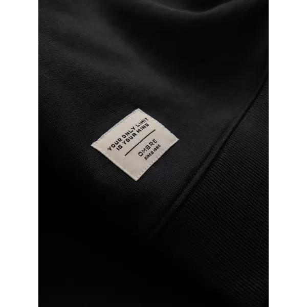  Herren -Sweatshirt OMBRE OM-SSBN-0175 SCHWARZ 