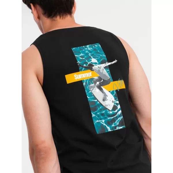  Tanktop OMBRE OM-TSTT-0191 SCHWARZ 