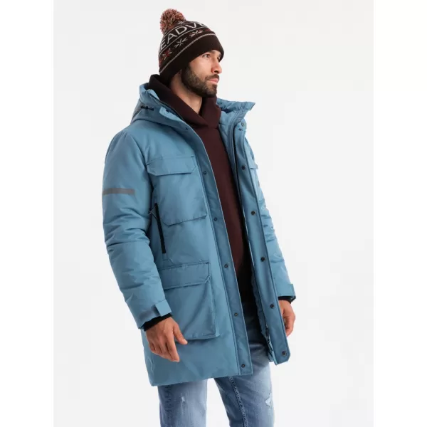  Jacke OMBRE OM-JALJ-0169 BLAU 