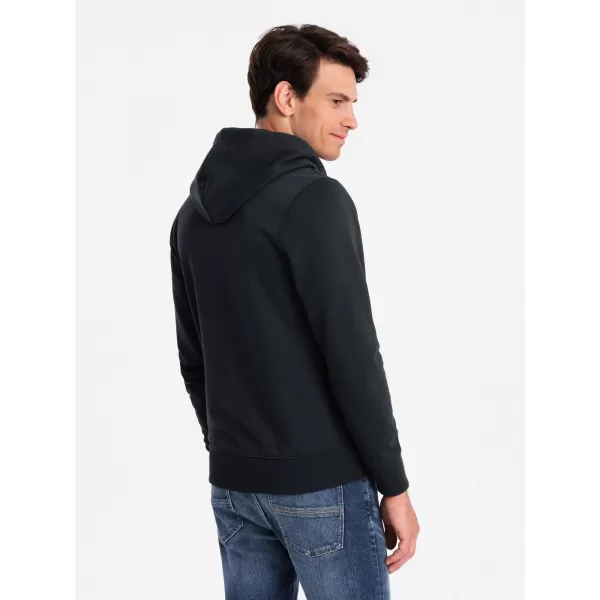  Herren -Sweatshirt OMBRE OM-SSBZ-0160 SCHWARZ 