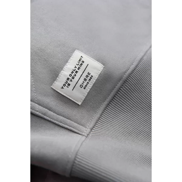  Herren -Sweatshirt OMBRE OM-SSBN-0177 GRAU 