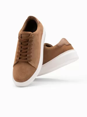 Herrenschuhe OMBRE OM-FOCS-0163 HELLBRAUN