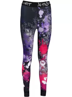 Frauenfunktionelle Thermohosen Prämie ALTISPORT VOJ/ALW055TER02 SCHWARZ -PINK