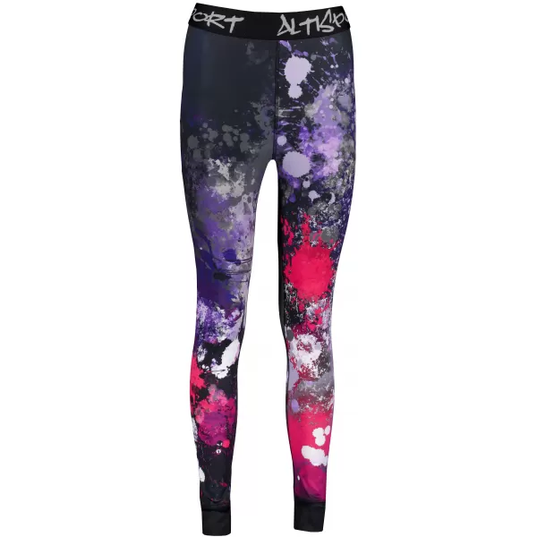  Frauenfunktionelle Thermohosen Prämie ALTISPORT VOJ/ALW055TER02 SCHWARZ -PINK 