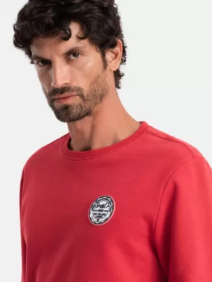 Herren Sweatshirt OMBRE OM-SSNZ-0134 ROT