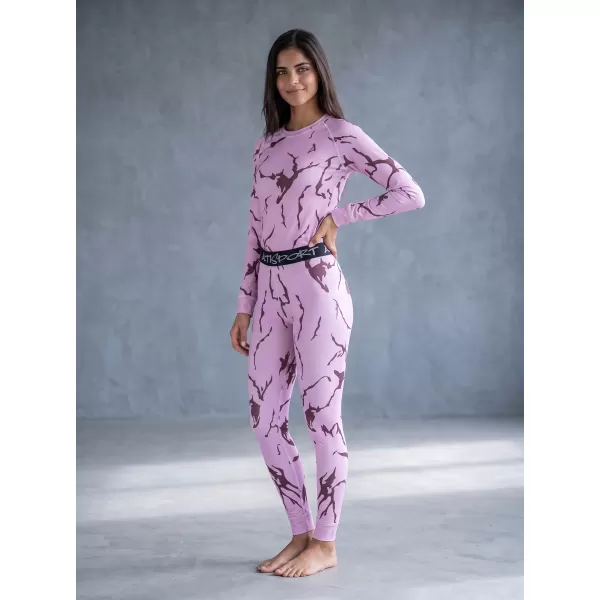  Frauenfunktionelle Thermohosen Prämie ALTISPORT VOJ/ALW052TER02 ROSA 