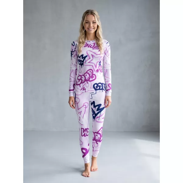  Frauenfunktionales Thermo -T -Shirt mit langen Ärmeln Premium ALTISPORT VOJ/ALW054TER01 LILA 