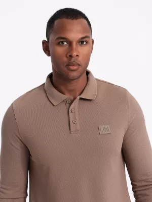 Hemd OMBRE OM-POLS-0131 BRAUN