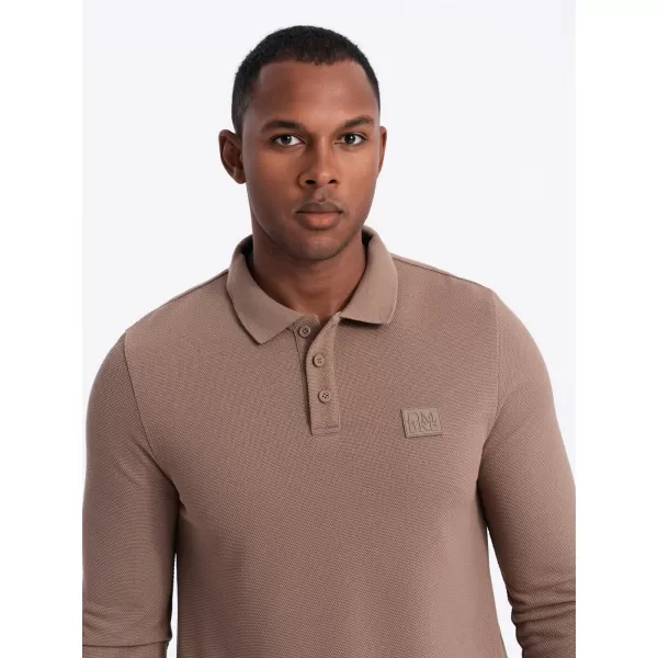  Hemd OMBRE OM-POLS-0131 BRAUN 