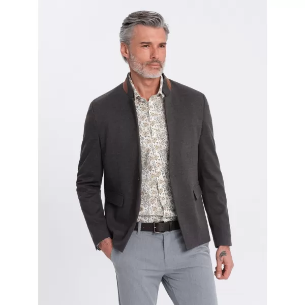  Jacke OMBRE OM-BLZB-0131 SCHWARZE MELANGE 
