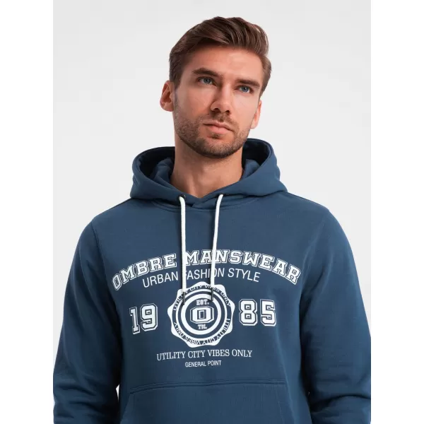  Herren -Sweatshirt OMBRE OM-SSPS-0143 MARINEBLAU 