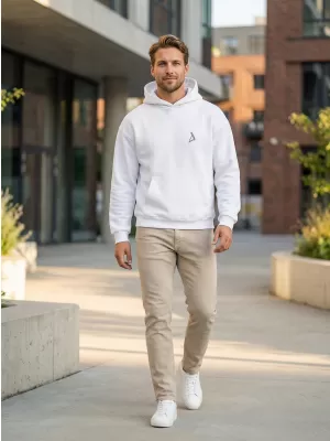 Herren -Sweatshirt ALTISPORT BYB/ALM002BY284 WEIß