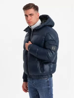 Jacke OMBRE OM-JAHP-0207 MARINEBLAU