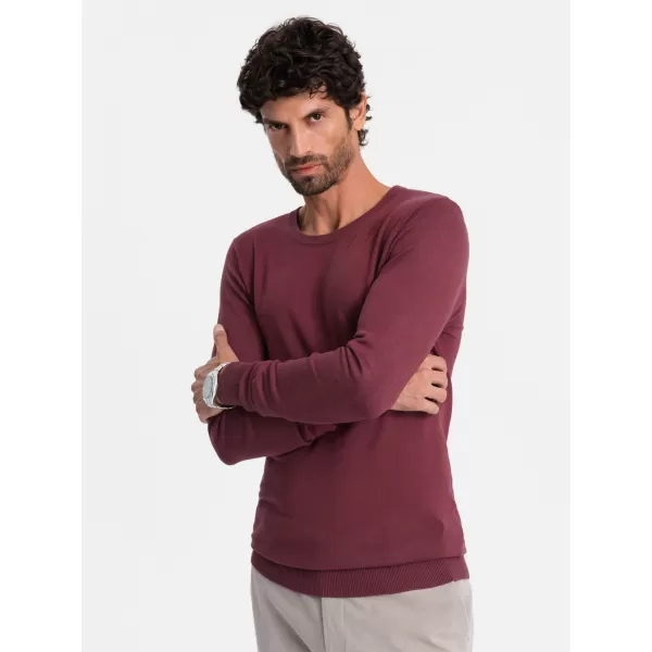  Herrenpullover OMBRE OM-SWBS-0106 BURGUND 