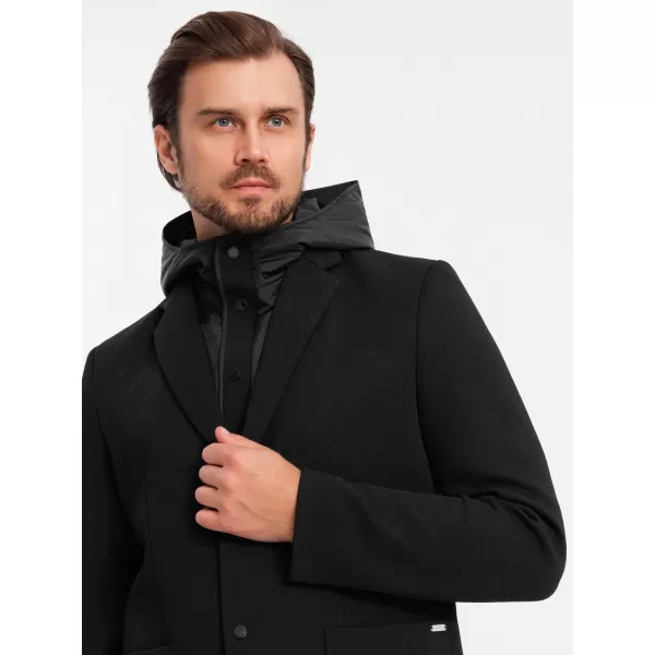 Jacke OMBRE OM-BLZB-0133 SCHWARZ 