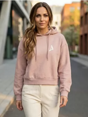 Frauen Sweatshirt aus Bio -Baumwolle ALTISPORT BYB/ALW002BY183 ALT -PINK