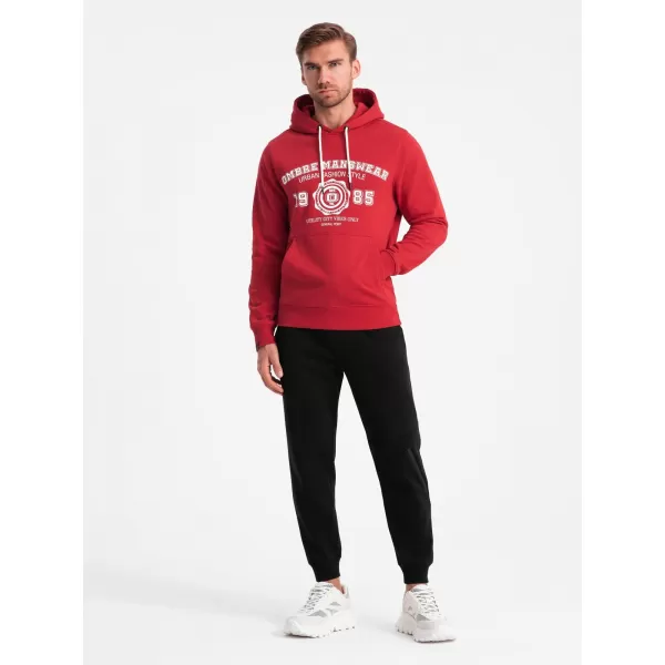  Herren Sweatshirt OMBRE OM-SSPS-0143 ROT 