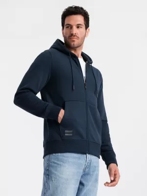 Herren -Sweatshirt OMBRE OM-SSBZ-0160 MARINEBLAU