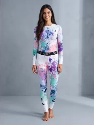 Frauenfunktionelle Thermohosen Prämie ALTISPORT VOJ/ALW055TER02 LILAGRÜN