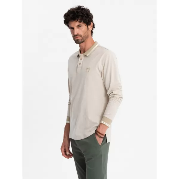  Hemd OMBRE OM-POLS-0129 SAND 