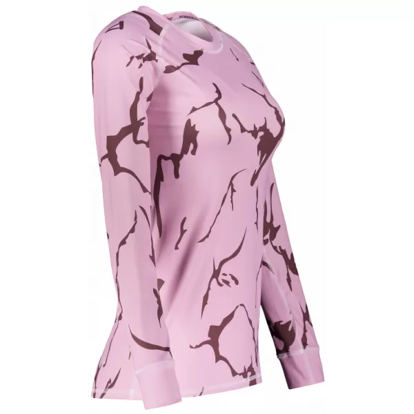 Frauenfunktionales Thermo -T -Shirt mit langen Ärmeln Premium ALTISPORT VOJ/ALW052TER01 ROSA 