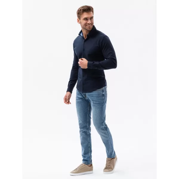  Hemd OMBRE OM-SHCS-0177 MARINEBLAU 