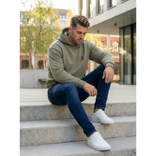  Herren -Sweatshirt ALTISPORT BYB/ALM002BY284 OLIVE 