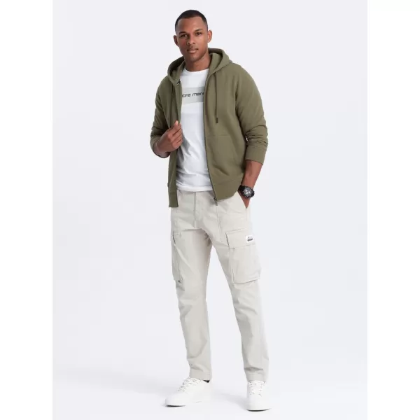  Herren -Sweatshirt OMBRE OM-SSBZ-0160 OLIVE 